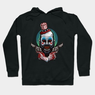 Captain Spaulding Holding Gun Hoodie